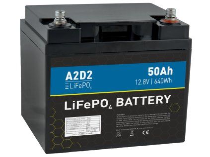 A2D2 batéria LiFePO4 12,8V 50Ah M6