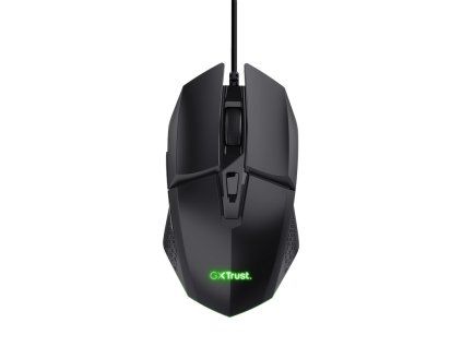 TRUST GXT 109 FELOX/Herná/Optická/Pre pravákov/6 400 DPI/Drôtová USB/Čierna