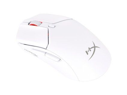 HP HyperX Pulsefire Haste 2 Mini/Herná/Optická/Pre pravákov/26 000 DPI/Drôtová+bezdrôtová/Biela