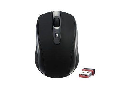 EVOLVEO WML-306B/Cestovná/Laserová/1 600 DPI/Bezdrôtová USB/Čierna