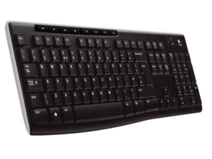 Logitech K270/Bezdrôtová Bluetooth/US layout/Čierna