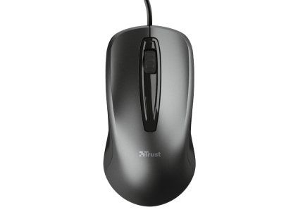 TRUST CARVE/Kancelárska/Optická/1 200 DPI/Drôtová USB/Čierna