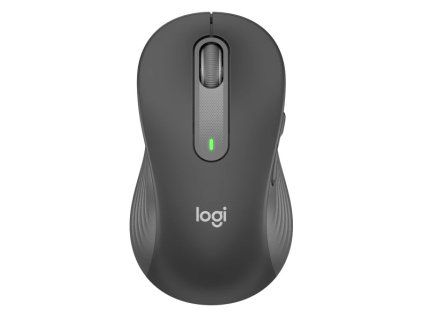 Logitech M650L/Kancelárska/Laserová/Pre ľavákov/Bezdrôtová USB + Bluetooth/Šedá