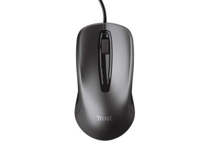 TRUST BASICS/Kancelárska/Optická/1 200 DPI/Drôtová USB/Čierna
