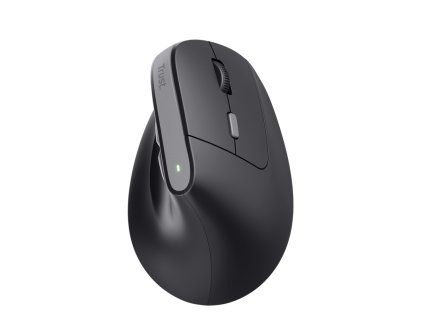 Trust Bayo II/Vertikálna/Optická/Pre pravákov/2 400 DPI/Bezdrôtová USB/Čierna