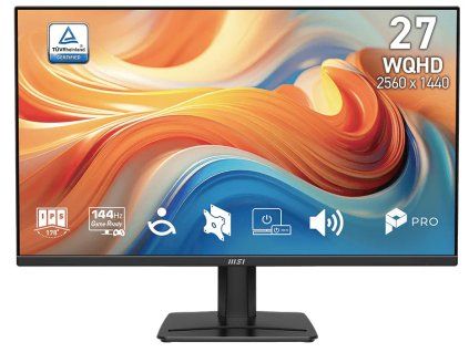MSI Pro/MP275Q E14/27"/IPS/QHD/144Hz/1ms/Čierna/3R