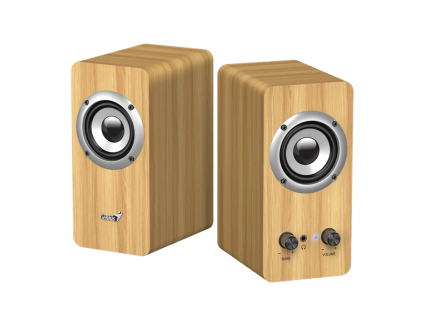 GENIUS SP-HF400 reproduktory, svetlé drevo