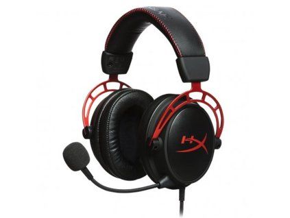 HP HyperX Cloud Alpha - herný headset červený
