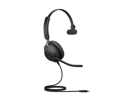 Jabra Evolve2 40 SE/Mono/USB-C/Drôt/MS/Čierna