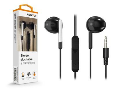 ALIGATOR AE008/Stereo/Jack/Drôt/Čierna