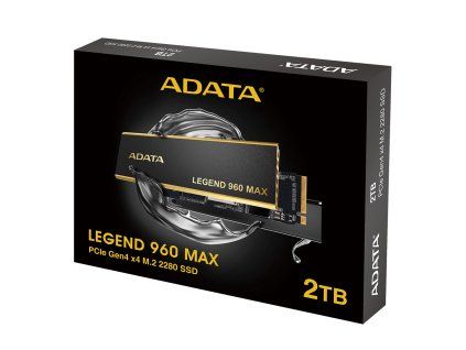 ADATA LEGEND 960 MAX/2TB/SSD/M.2 NVMe/Čierna/Heatsink/5R