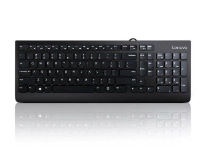 Lenovo 300/Drôtová USB/ CZ layout/Čierna