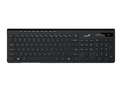 Genius SlimStar 7230/Bezdrôtová USB/ CZ- SK layout/Čierna