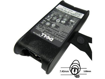 Napájací adaptér 65W, 19,5V 7.4x5.0, originál DELL