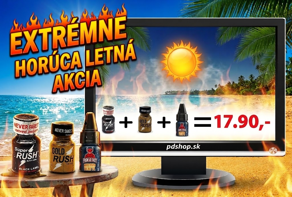 Akcia Poppers " Jul 2026 " Spolu 3 kusy