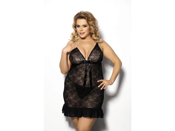 27557 1 evona black chemise xl cierna spodnicka