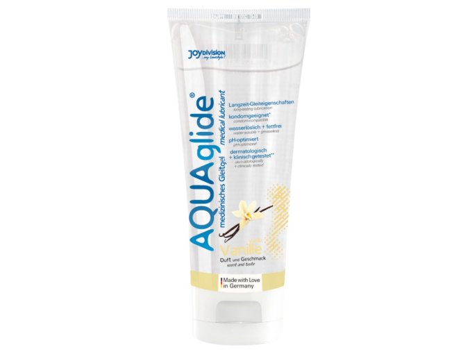 11393 aquaglide vanilla watebased lubricant 100 ml