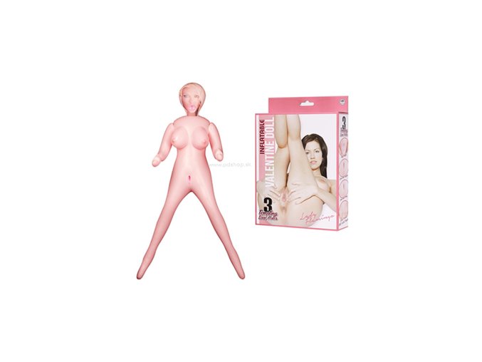 70178 inflatable valentine doll lady flamingo
