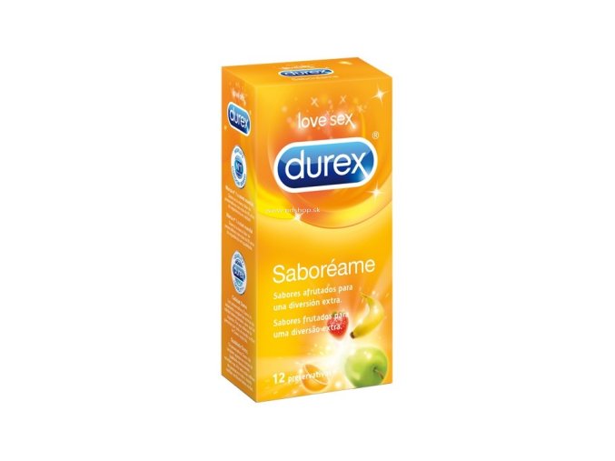 DUREX SABOREAME 12 UNITS  - + + Darček kondóm alebo lubrikačný gél