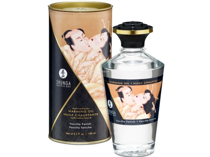 17441 shunga aphrodisiac warming oil fetish vanilla 100 ml