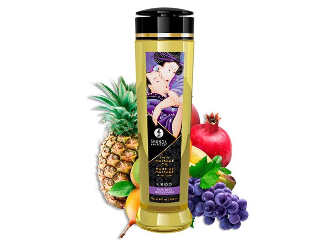 SHUNGA EROTIC MASSAGE LIBIDO  240ml  - + + Darček kondóm alebo lubrikačný gél