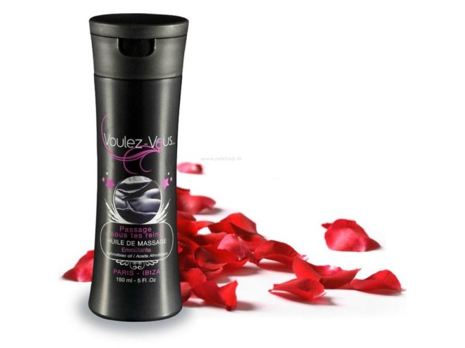 19214 voulez vous massage oil petals of rose 150 ml