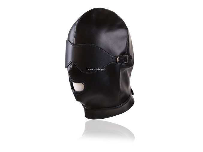 leather gimp mask hood with eyes open (2)