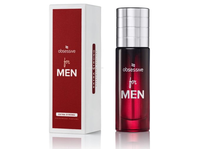 OBSESSIVE FOR MEN EXTRA STRONG PHEROMONE PERFUME 10 ML  - + + Darček kondóm alebo lubrikačný gél