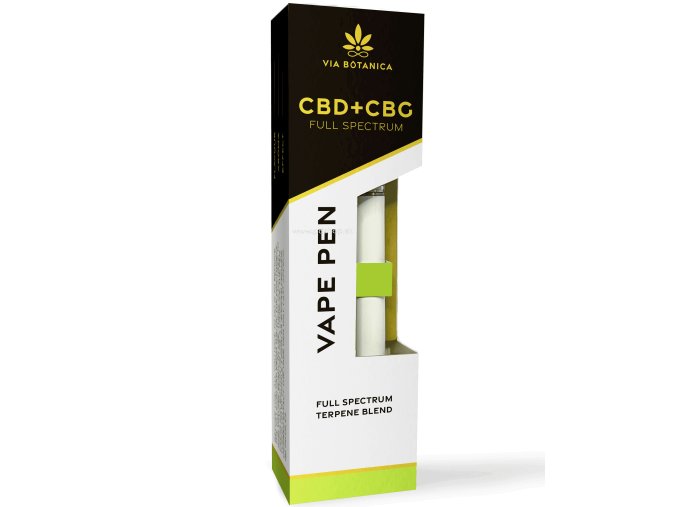 CBD+CBG VAPORIZAČNÉ PERO – VITALITY  - + + Darček kondóm alebo lubrikačný gél