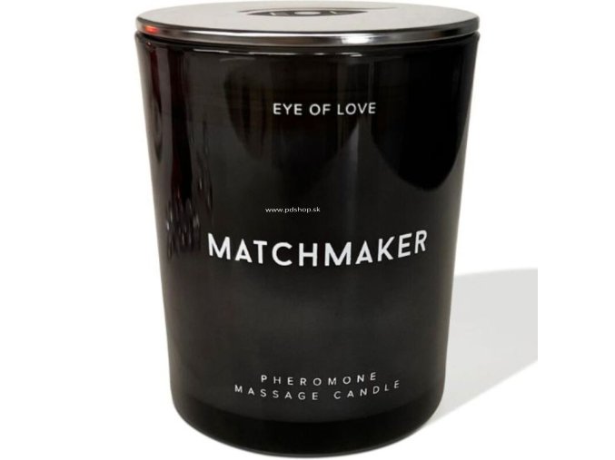 MATCHMAKER BLACK DIAMOND MASSAGE CANDLE ATTRACT HER 150 ML  - + + Darček kondóm alebo lubrikačný gél