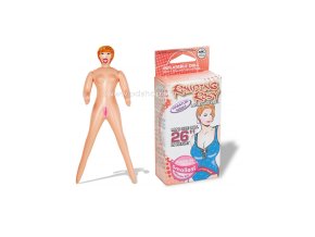 70211 romping rosy inflatable mini size doll with 2 love holes