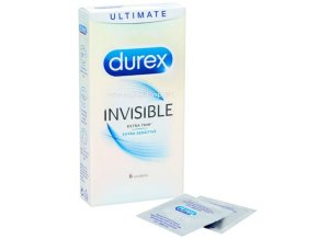 87515 durex invisible extra thin 6 units