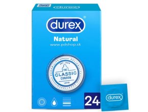 DUREX NATURAL PLUS 24 UNITS  - + + Darček kondóm alebo lubrikačný gél