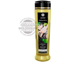 Shunga Organica Massage Oil Natural 240ml  - + + Darček kondóm alebo lubrikačný gél