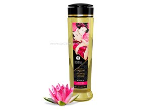 SHUNGA EROTIC MASSAGE OIL SWEET LOTUS  240ml  - + + Darček kondóm alebo lubrikačný gél