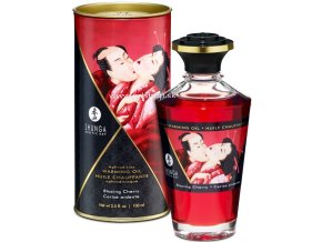 17432 shunga aphrodisiac warming oil blazing cherry 100 ml