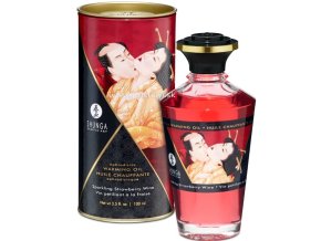 17444 shunga aphrodisiac warming oil sparkling strawberry wine 100 ml