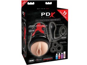 32987 pdx elite ass gasm extreme vibrating kit vagin sada