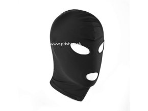 leather gimp mask hood with eyes open (3)