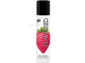 WET FLAVORED SEXY STRAWBERRY LUBE 30 ML  - + + Darček kondóm alebo lubrikačný gél