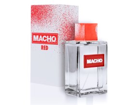MACHO RED EAU DE TOILETTE PERFUME 100 ML  - + + Darček kondóm alebo lubrikačný gél