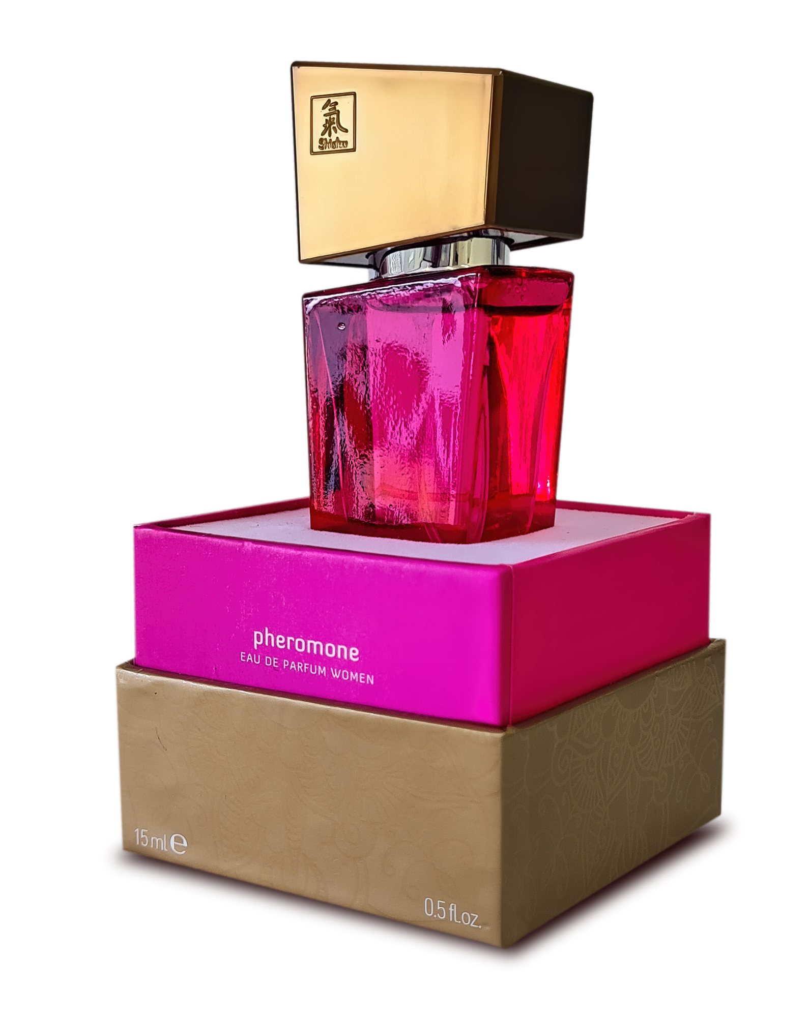 HOT Shiatsu pink feromónový parfém pre ženy 15 ml