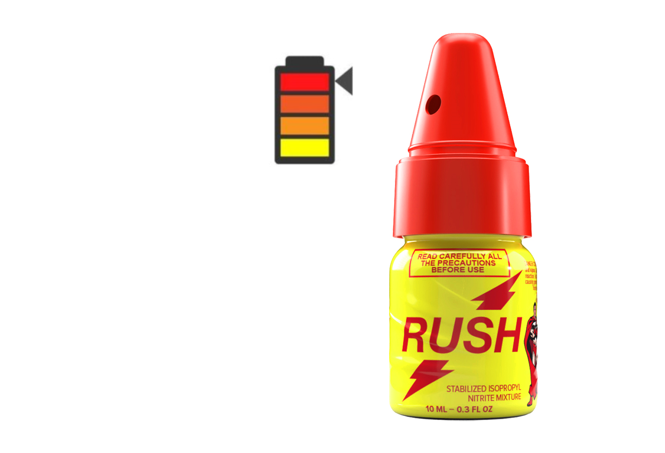 Poppers RUSH with adapter 10 ml