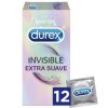 DUREX INVISIBLE EXTRA THIN 12 UDS  - + + Darček kondóm alebo lubrikačný gél