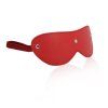 faux leather blindfold red