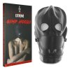 leather gimp mask hood with eyes open