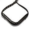 spiked leather collar with leash