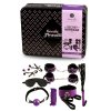 SECRET PLAY BDSM SET 8PCS PURBLE / BLACK  - + + Darček kondóm alebo lubrikačný gél