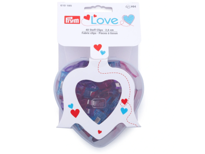 11412 svorky na textil v boxe 40 ks prym love