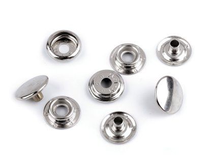 14716 kovove druky 15 mm am6 sypane strieborne